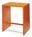 WB Form - Tabouret Ulmer Hocker in colour, Orange lumineux