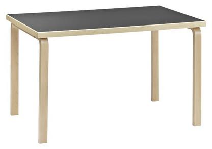 Tables 81B / 82B / 83 Linoleum noir|120 x 75 cm (81B)