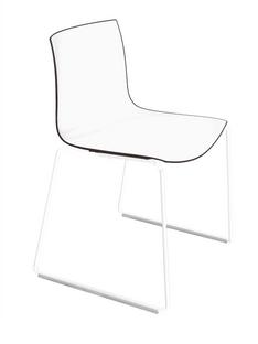Catifa 46 Sledge Blanc|Bicolore|Noir anthracite, siège blanc|Sans accoudoirs