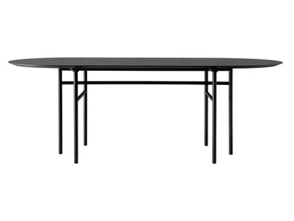 Table Ovale Snaregade Placage chêne noir