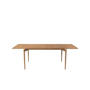 Table PURE Dining 140 x 85 cm|Chêne huilé  |Avec 2 panneaux d'extension de même couleur (L 140-240 cm)