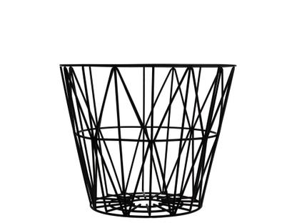 Corbeille Wire Small (H 35 x Ø 40 cm)|Black