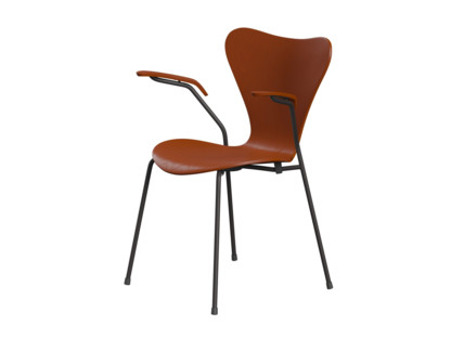 Série 7 chaise 3207 New Colours Frêne coloré|Orange paradis|Warm graphite