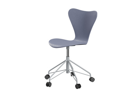 Série 7 Chaise de bureau pivotante 3117 / 3217 New Colours Sans accotoirs|Frêne coloré|Bleu lavande|Silver grey