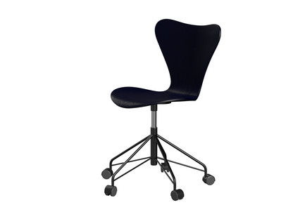 Série 7 Chaise de bureau pivotante 3117 / 3217 New Colours Sans accotoirs|Frêne coloré|Bleu nuit|Noir