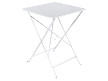 Table pliante Bistro  H 74 x L 57 x P 57 cm|Blanc coton