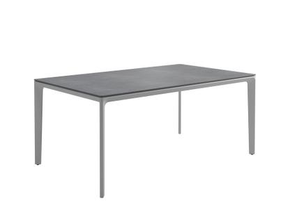 Table Carver Céramique|Revêtement poudré blanc|L 170 x l 100 cm