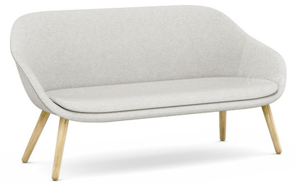 About A Lounge Sofa for Comwell Divina Melange 120 - gris clair|Chêne laqué