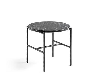 Rebar Table H 40,5 x Ø 45 cm|Plateau marbre