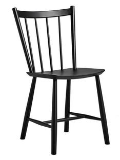 J41 Chair Hêtre laqué noir