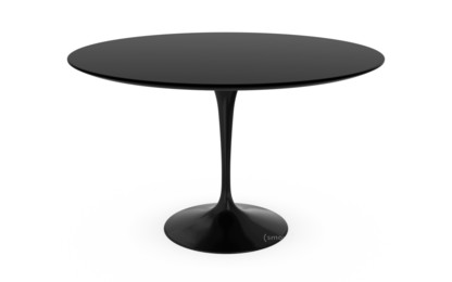 Table à manger ronde Saarinen 120 cm|Noir|Stratifié noir