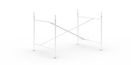 Châssis de table Eiermann 1 Blanc|Centré|110 x 78 cm|Avec rallonge en hauteur (hauteur 72-85 cm)