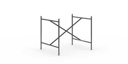 Châssis de table Eiermann 2 Noir|Vertical, centré  |80 x 66 cm|Sans rallonge en hauteur (hauteur 66 cm)