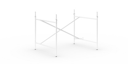 Châssis de table Eiermann 2 Blanc|Vertical, décalé  |100 x 78 cm|Avec rallonge en hauteur (hauteur 72-85 cm)