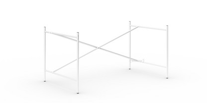 Châssis de table Eiermann 2 Blanc|Vertical, décalé  |135 x 78 cm|Sans rallonge en hauteur (hauteur 66 cm)