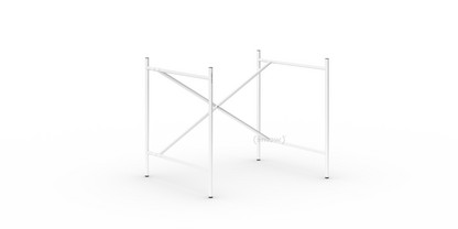Châssis de table Eiermann 2 Blanc|Vertical, décalé  |80 x 66 cm|Sans rallonge en hauteur (hauteur 66 cm)