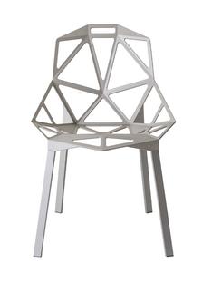 Chair_One Laqué gris brillant|Gris brillant (5254)