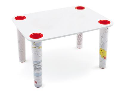 Table pour enfants Flare Blanc, sans décoration