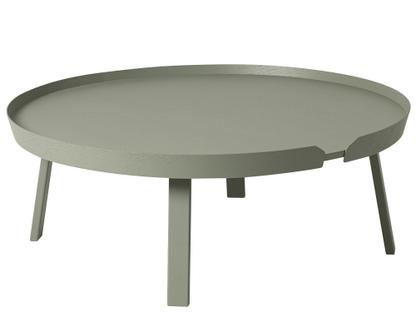 Around Coffee Table XL (H 36 x Ø 95 cm)|Frêne vert mousse