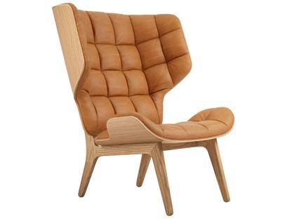 Mammoth Wing Chair Cuir Dunes cognac