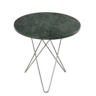 Tall Mini O Table Vert Indio|Acier inoxydable 