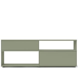 Flow Q Sideboard 200 cm|73,9 cm (1 tiroir et 1 porte abattante)|Vert