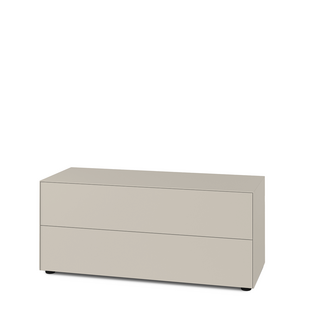 Nex Pur Box 2.0 avec tiroirs 48 cm|H 50 cm (2 tiroirs) x B 120 cm|Silk