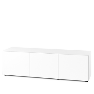 Nex Pur Box 2.0 avec portes 48 cm|H 50 cm x B 180 cm (trois portes)|Blanc