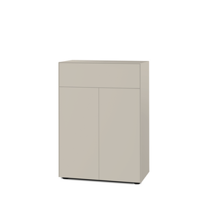 Nex Pur Box 2.0 avec tiroirs et portes 40 cm|H 100 cm x B 80 cm (avec porte double et tiroir)|Silk