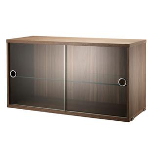 String System Display Cabinet Noix de pin
