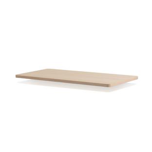 Plateau de table en bois rectangulaire Tiptoe 120 x 60 cm|Finition chêne