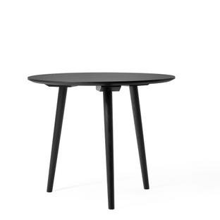 Table ronde In Between Ø 90 cm|Chêne laqué noir