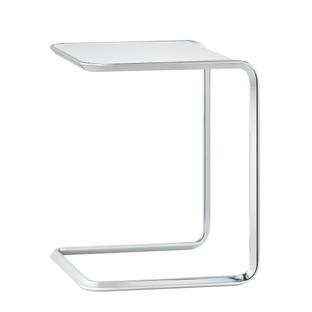 Table d'appoint Oblique K3 B (moyenne): L 45 x P 40 x H 50 cm|Blanc