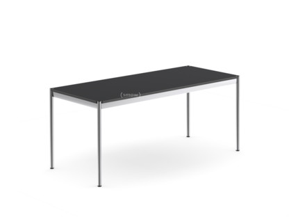 Table USM Haller 175 x 75 cm|Linoleum|Nero