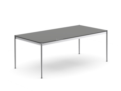 Table USM Haller 200 x 100 cm|Stratifié|Gris moyen
