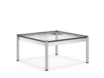 Table basse USM Haller 75 x 75 cm|Verre|Transparent
