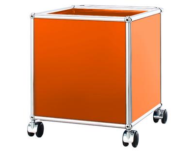Caisson mobile pour enfants USM Haller Orange pur RAL 2004|H 43 x L 38 x P 38 cm