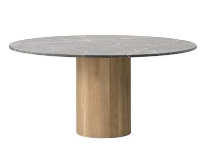 Table Cabin Ø 150 cm|Chêne clair / marbre pietra