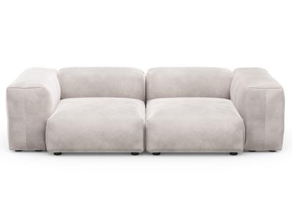 Two Seat Sofa S Velvet - Gris clair