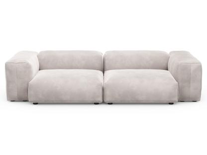 Two Seat Sofa M Velvet - Gris clair