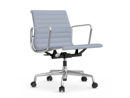 Aluminium Chair EA 117 Poli|Hopsak|Bleu foncé / ivoire