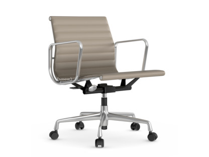 Aluminium Chair EA 117 Poli|Cuir (Standard)|Sable