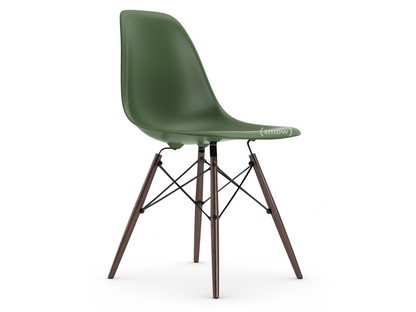 Eames Plastic Side Chair RE DSW Forêt|Sans rembourrage|Sans rembourrage|Version standard - 43 cm|Érable foncé