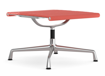 Aluminium Chair EA 125 Piétement poli|Hopsak|Rouge coquelicot / ivoire