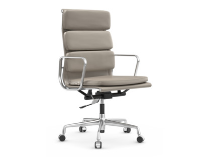 Soft Pad Chair EA 219 Poli|Cuir Premium F sable, Plano gris mauve