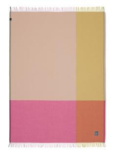 Colour Block Blanket Rose/beige