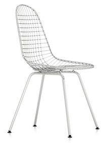 Wire Chair DKX Poli chromé