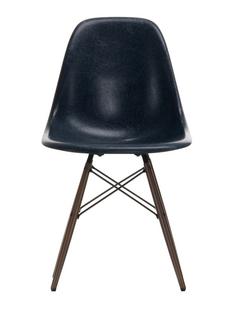 Eames Fiberglass Chair DSW Eames navy blue|Érable foncé