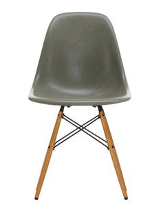 Eames Fiberglass Chair DSW Eames raw umber|Érable nuance de jaune
