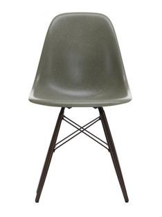 Eames Fiberglass Chair DSW Eames raw umber|Érable noir